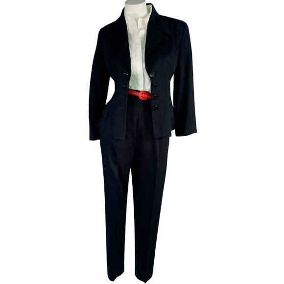 Skinny Bright Red Leather Belt with Red Leather Buckle - like new, size S/M - Picture 7 of 9